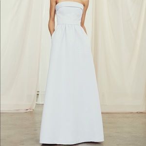 Amsale Rene Bridesmaid Dress Platinum size 6